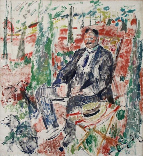 Rik Wouters Man with Straw Hat. China oil painting art